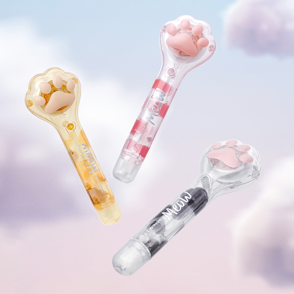 Correction Tape Roller - เทปลบคำผิดอุ้งเท้าแมวการ์ตูนเหมียวขนาดพกพา6ม. * 5มม. A7694เครื่องมือแก้ไขโรงเรียนสำนักงาน