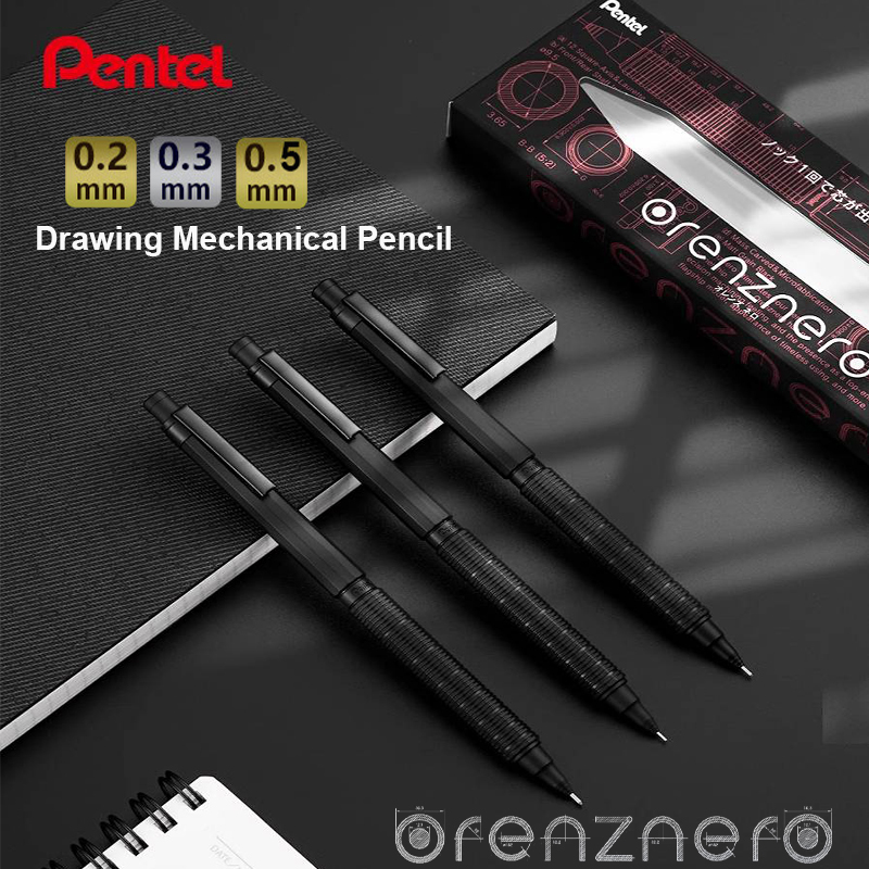 Pentel Pen Energel - เพนเทลดินสอมืออาชีพ ORENZNERO 0.2 | 0.3 |