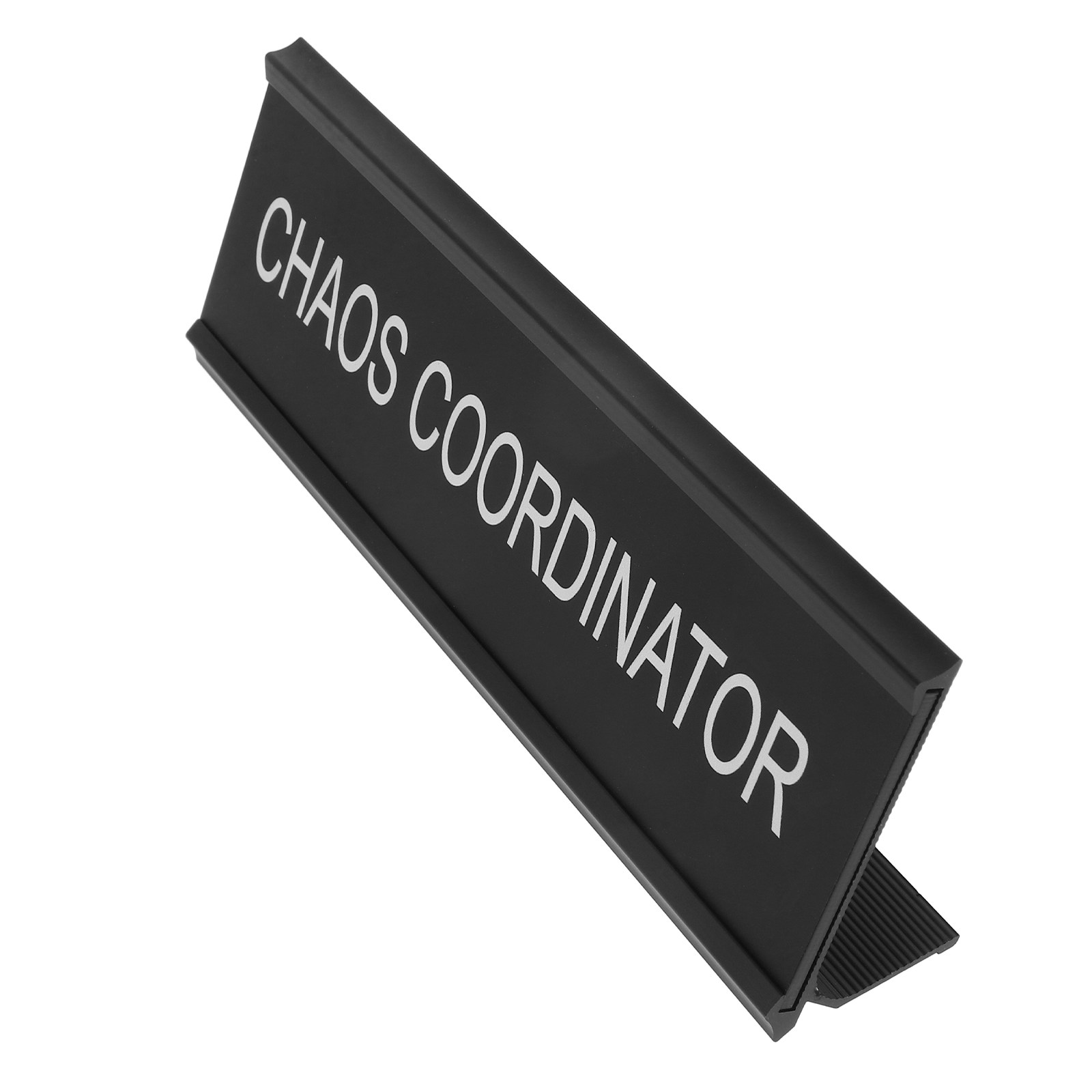 Desk Name Plate - ป้ายชื่อโต๊ะรูปตัว L ทำจากอะลูมิเนียมอัลลอยด์ สำหรับตกแต่งโต๊ะทำงาน ป้ายชื่อโต๊ะสุดฮา ของตกแต่งบ้าน