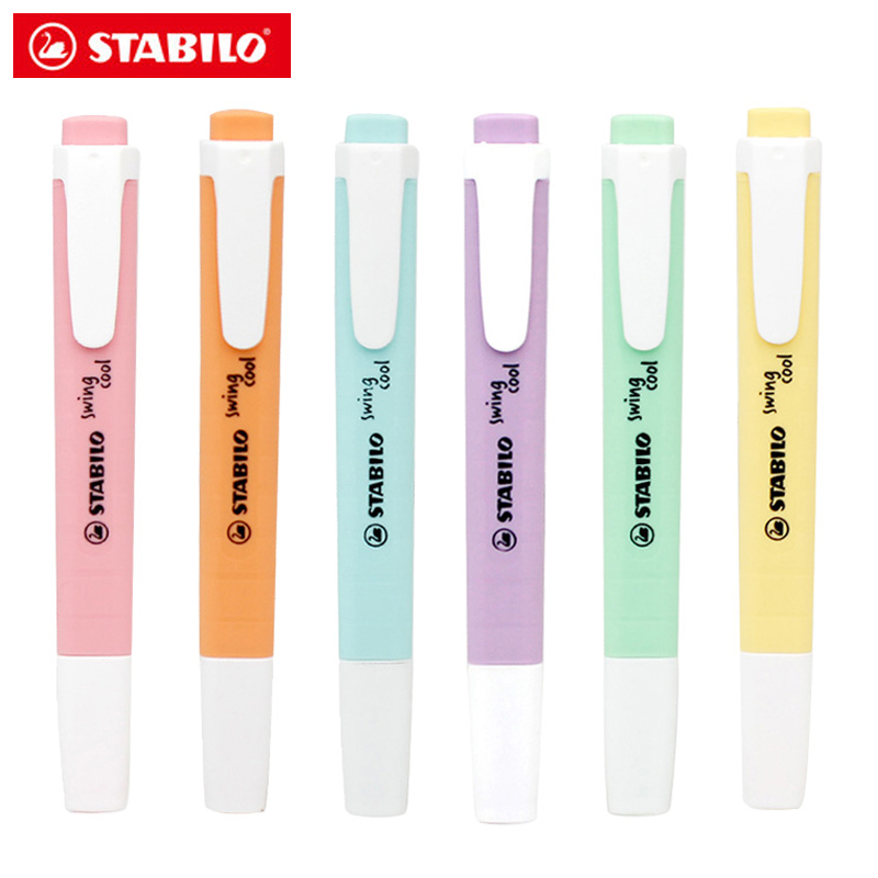 Stabilo Marker Boss - 1Pcs เยอรมัน STABILO Highlighter Macron สีพาสเทล