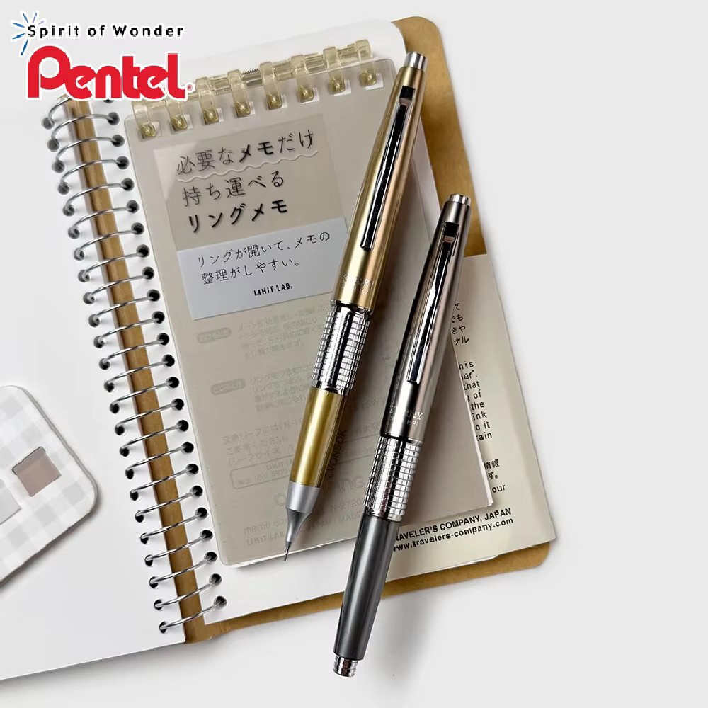 Pentel Pen Energel - 1 ชิ้น ญี่ปุ่นเพนเทล เคอร์รี่ดินสอกดโลหะ P1035 0.5