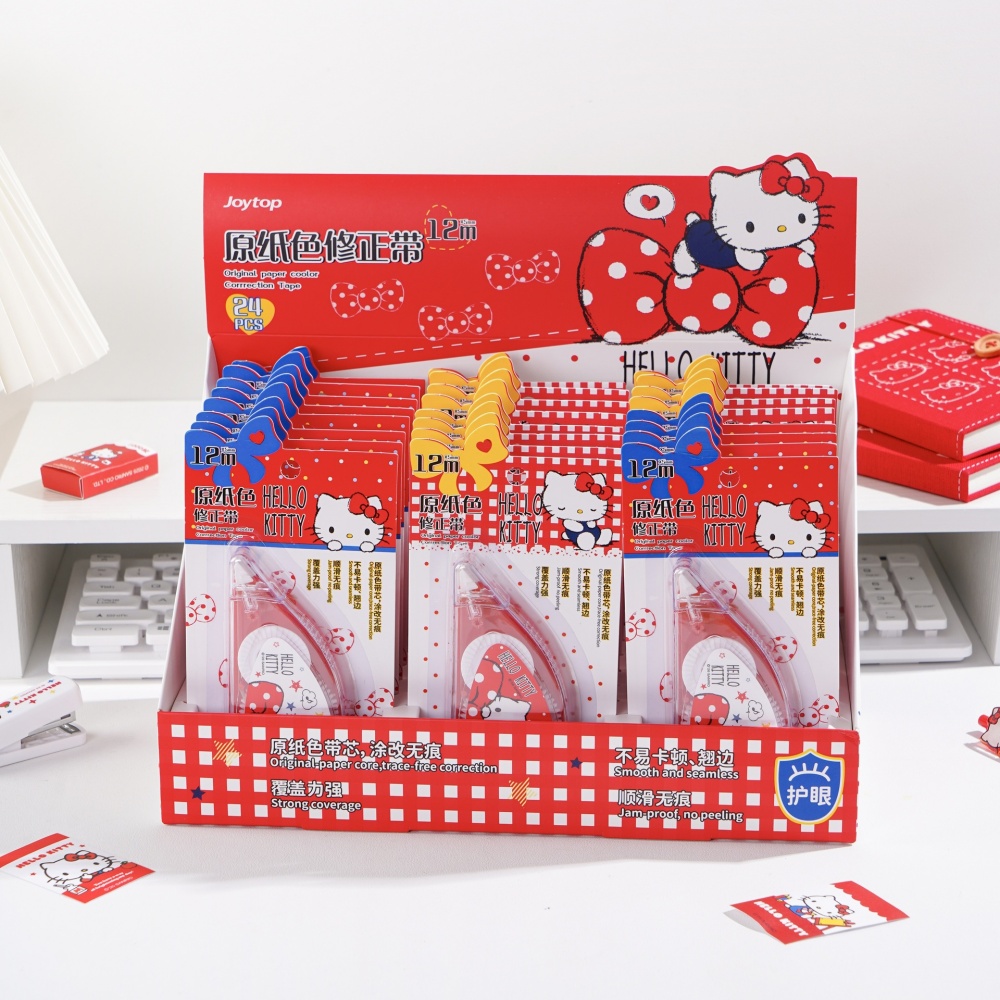 Correction Tape Roller - เทปลบคำผิด Hello Kitty ของแท้จาก Sanrio ความยาว