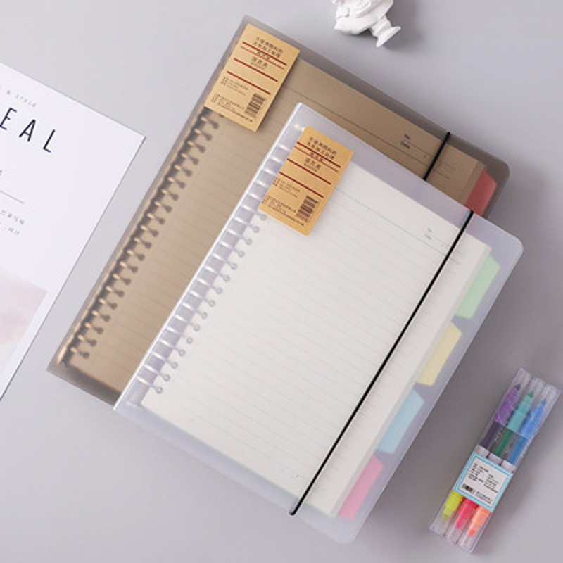 Graph Paper Pad - A4/B5/A5 หลวมเติม Binder Notebook Blank/Line/Grid/Cornell เปลี่ยนแหวนโลหะ