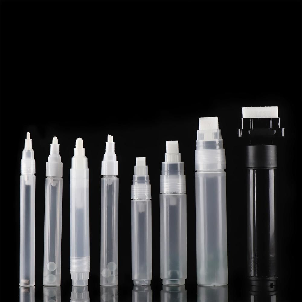 Whiteboard Marker Set - 1Pcs พลาสติกปากกา3มม.5มม.6.5มม.8มม.10Mm บาร์เรลหลอดสำหรับ Graffiti ปากกาของเหลวเครื่องหมายชอล์กปากกาทาสีอุปกรณ์เสริม
