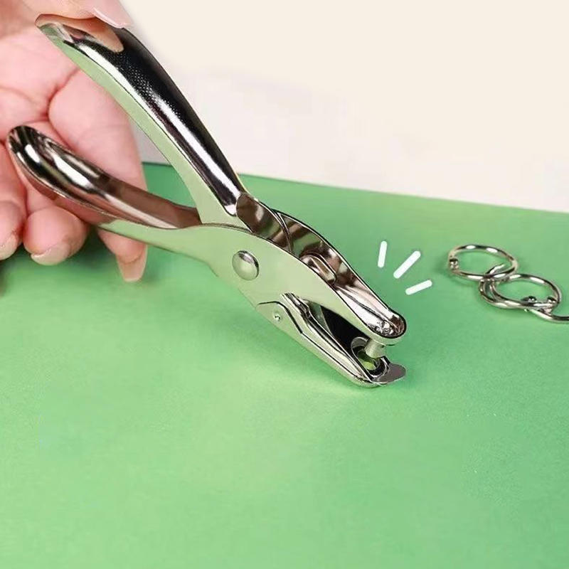 Paper Punch 3 Hole - ที่เจาะรูโลหะแบบมือถือ เส้นผ่านศูนย์กลางรู 3/6 มม. คีมเจาะรู เครื่องเจาะรูกระดาษ