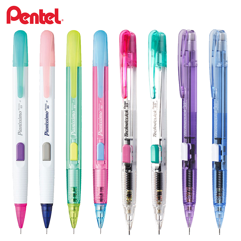 Pentel Pen Energel - ญี่ปุ่น Pentel ดินสอ PD105T ด้านข้าง PUSH