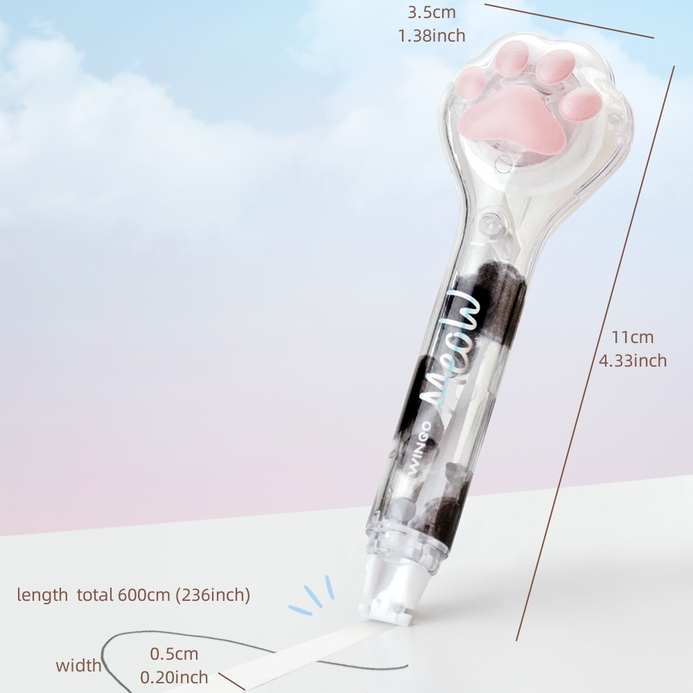เทปลบคำผิดอุ้งเท้าแมวการ์ตูนเห - Correction Tape Roller บทวิจารณ์และราคา