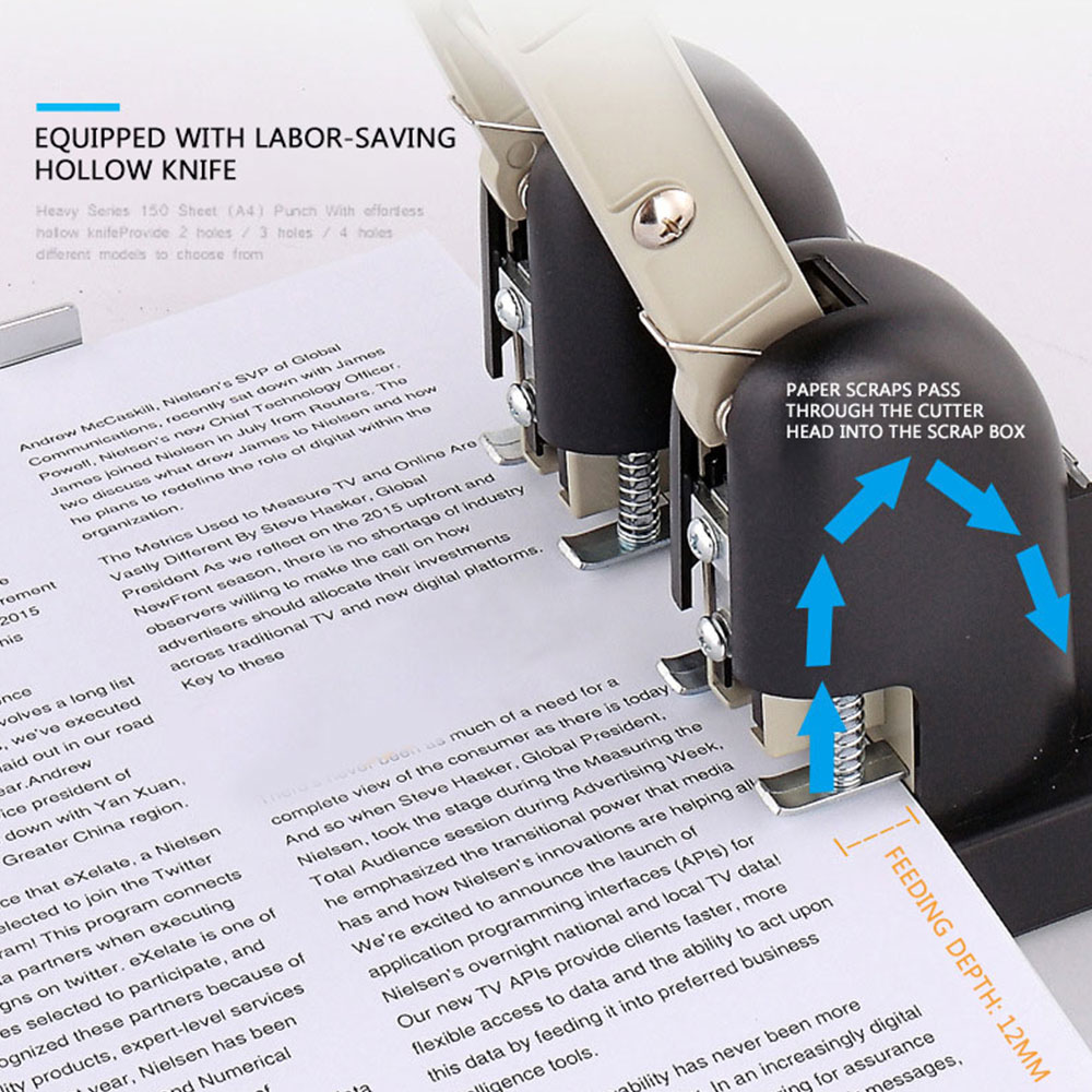 เครื่องเจาะกระดาษแบบหนัก 2 รู  - Paper Punch 3 Hole บทวิจารณ์และราคา