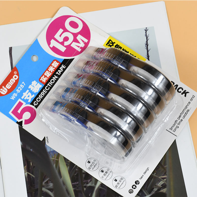 8287White Out Crrection เทป 5  - Correction Tape Roller บทวิจารณ์และราคา