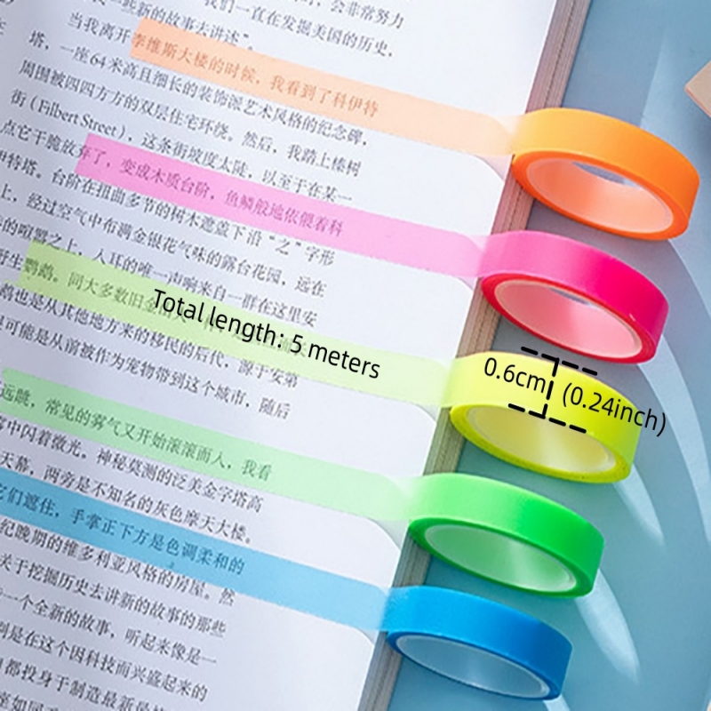 กระดาษโน้ตเขียนได้หลากสี 5 ม้ว - Correction Tape Roller บทวิจารณ์และราคา