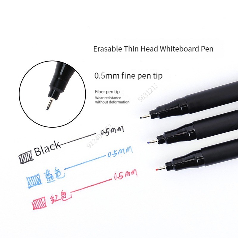 1/3PCS 0.5 มม.Dry Erase Art Ma - Whiteboard Marker Set บทวิจารณ์และราคา