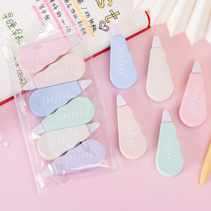 เทปลบคำผิดสีมาการองน่ารัก 6 ชิ - Correction Tape Roller บทวิจารณ์และราคา