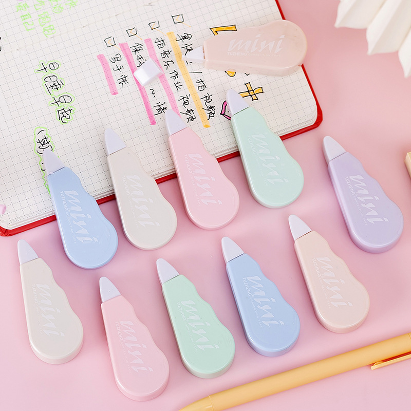 เทปลบคำผิดสีมาการองน่ารัก 6 ชิ - Correction Tape Roller บทวิจารณ์และราคา