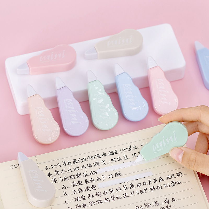 เทปลบคำผิดสีมาการองน่ารัก 6 ชิ - Correction Tape Roller บทวิจารณ์และราคา