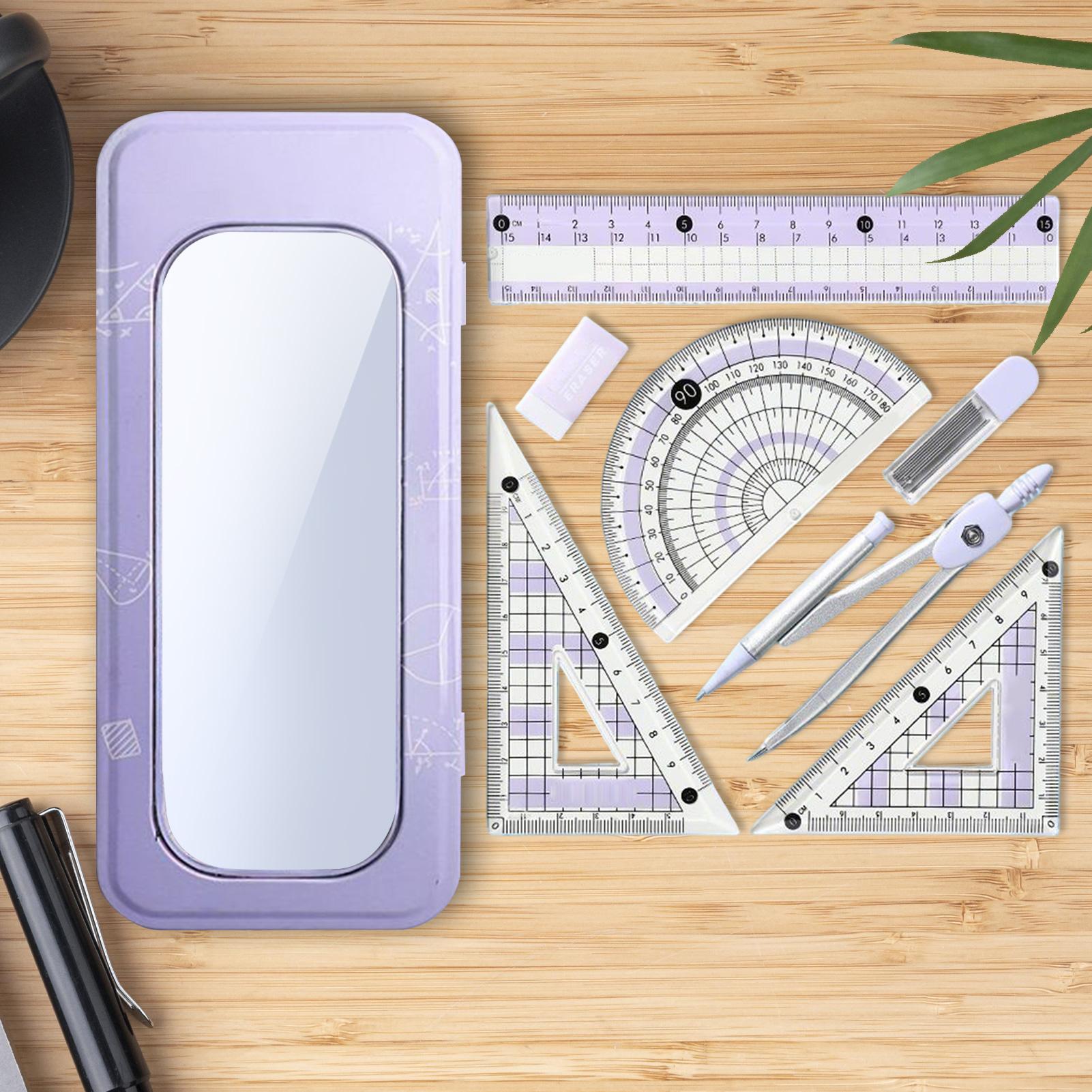 ชุดเครื่องเขียนเรขาคณิตสำหรับน - Compass Geometry Set บทวิจารณ์และราคา