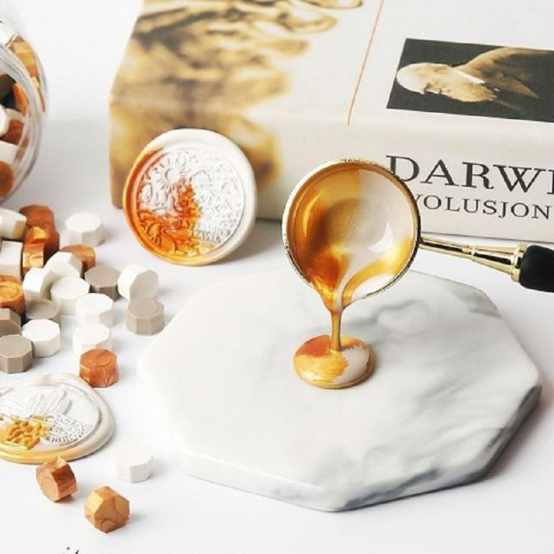 100 ชิ้น ลูกปัดแว็กซ์ซีล แว็กซ - Wax Seal Stamp Kit บทวิจารณ์และราคา