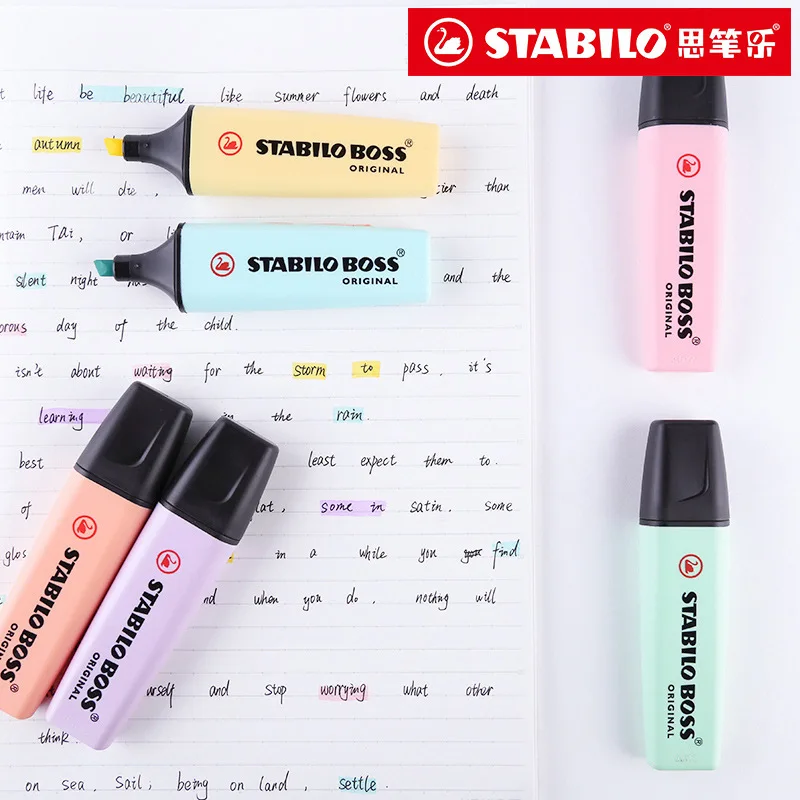6 สี STABILO BOSS Macaron สี H - Stabilo Marker Boss บทวิจารณ์และราคา