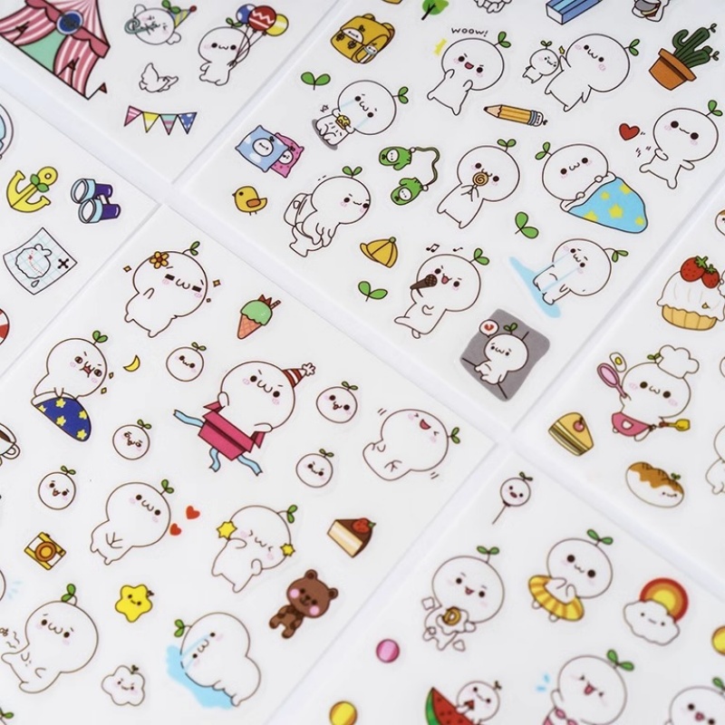 สติกเกอร์แมวการ์ตูนและกระดาษ6แ - Total Stationery & Office Supply บทวิจารณ์และราคา