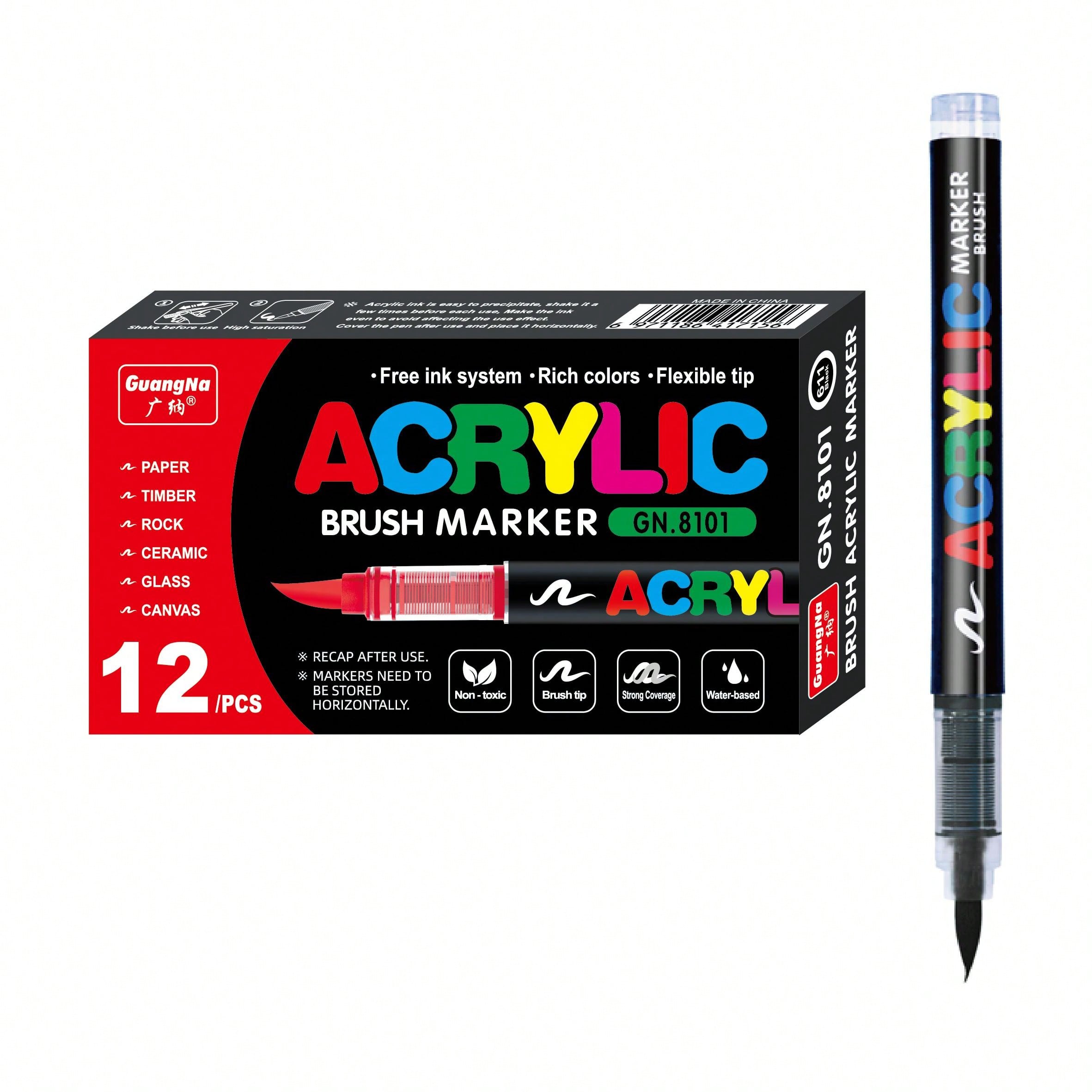 ชุดปากกาอะคริลิคหัวนุ่มพรีเมีย - Whiteboard Marker Set บทวิจารณ์และราคา