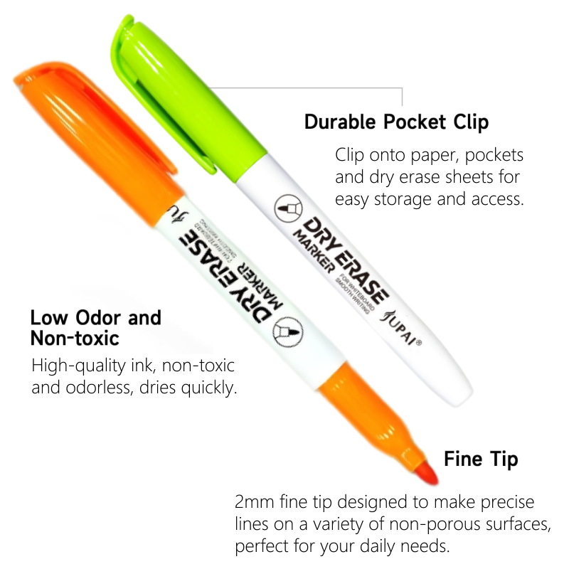 ชุดปากกาไวท์บอร์ด 12 สี, แห้งเ - Whiteboard Marker Set บทวิจารณ์และราคา