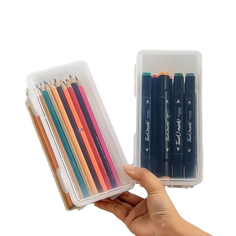 กล่องเก็บของ PP ใสขนาดใหญ่ 4 ก - Stationery And Office Supply Stores บทวิจารณ์และราคา