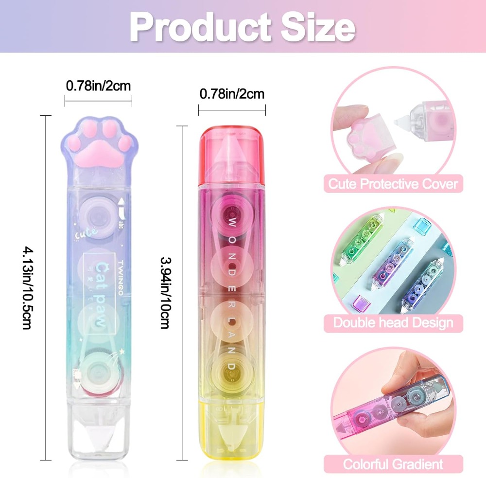 เทปแก้ไข 6 ชิ้น, เทปโรลเลอร์ 2 - Correction Tape Roller บทวิจารณ์และราคา