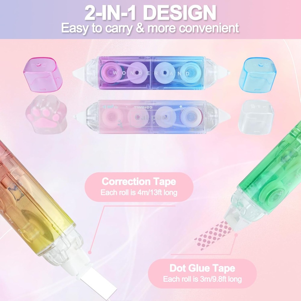 เทปแก้ไข 6 ชิ้น, เทปโรลเลอร์ 2 - Correction Tape Roller บทวิจารณ์และราคา