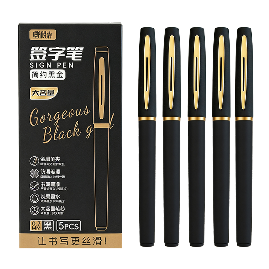 5 ชิ้น/แพ็คปากกาเจลขนาดใหญ่ 0. - Stationery Supply Business บทวิจารณ์และราคา