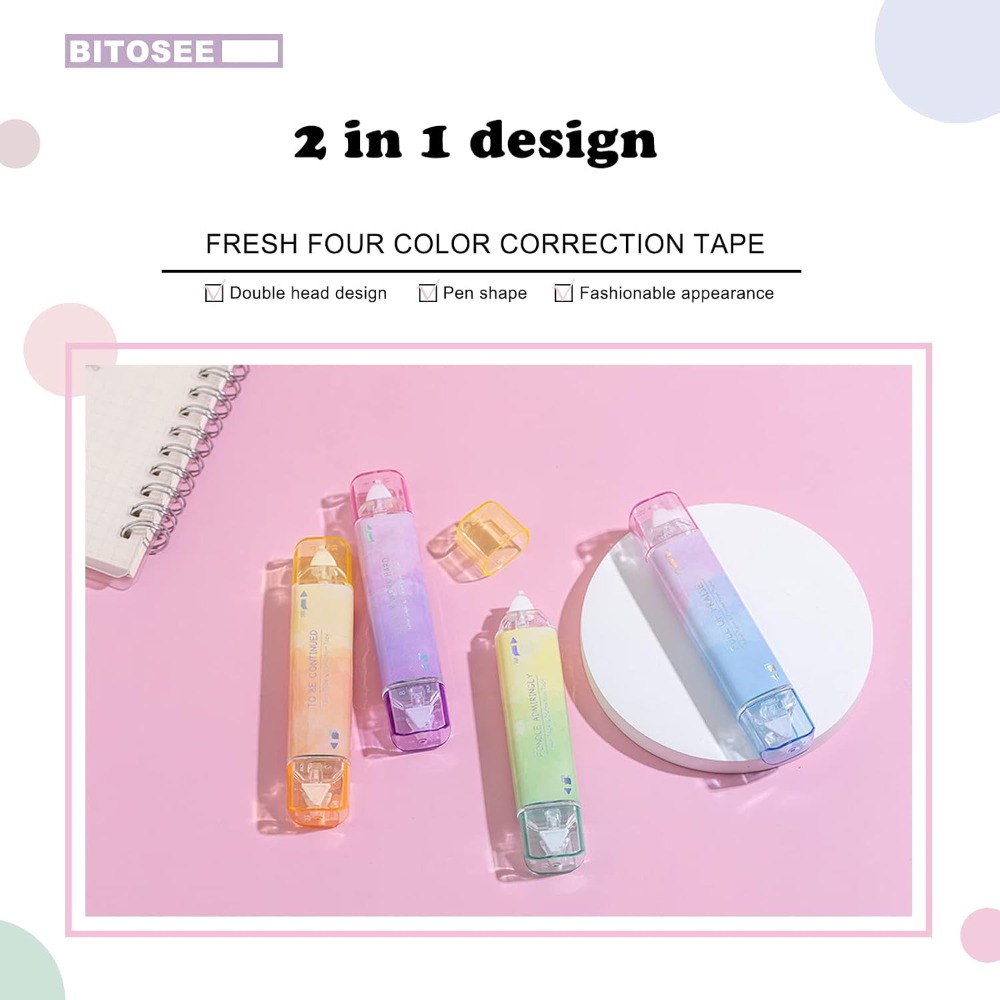 เทปแก้ไข 2 in 1 และเทปสองหน้าแ - Correction Tape Roller บทวิจารณ์และราคา