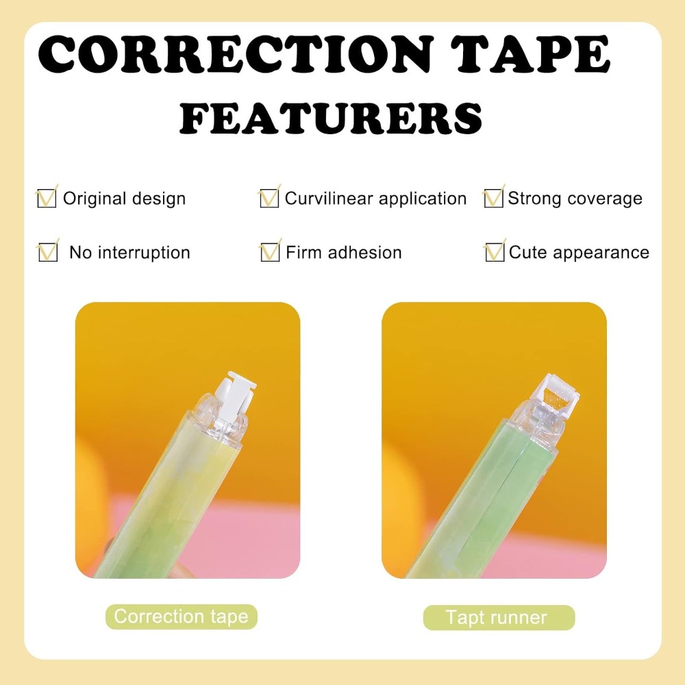 เทปแก้ไข 2 in 1 และเทปสองหน้าแ - Correction Tape Roller บทวิจารณ์และราคา
