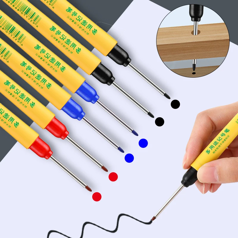 6 ชิ้น/ชุด ปากกาเขียนแบบหัวยาว - Whiteboard Marker Set บทวิจารณ์และราคา