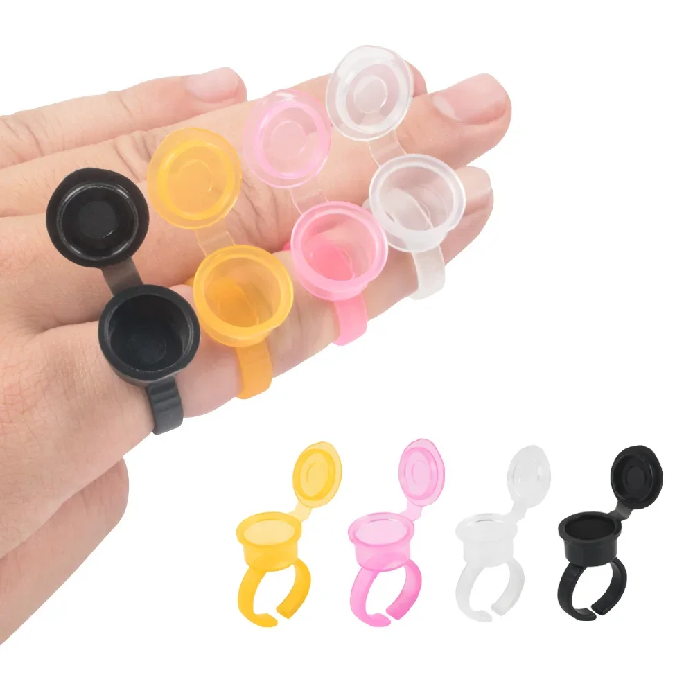 50PCS Tattoo Pigment แหวนหมึกถ - Calligraphy Ink Bottle บทวิจารณ์และราคา