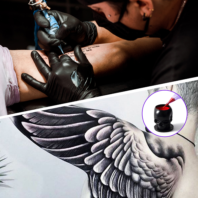หมึกสักลายกะโหลกทำจากพลาสติกแบ - Calligraphy Ink Bottle บทวิจารณ์และราคา