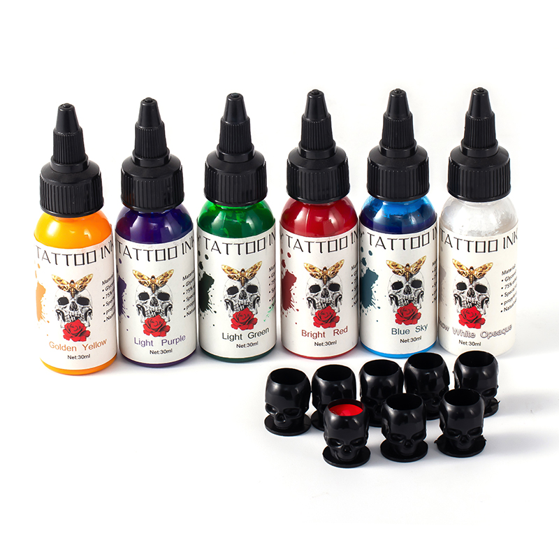 หมึกสักลายกะโหลกทำจากพลาสติกแบ - Calligraphy Ink Bottle บทวิจารณ์และราคา