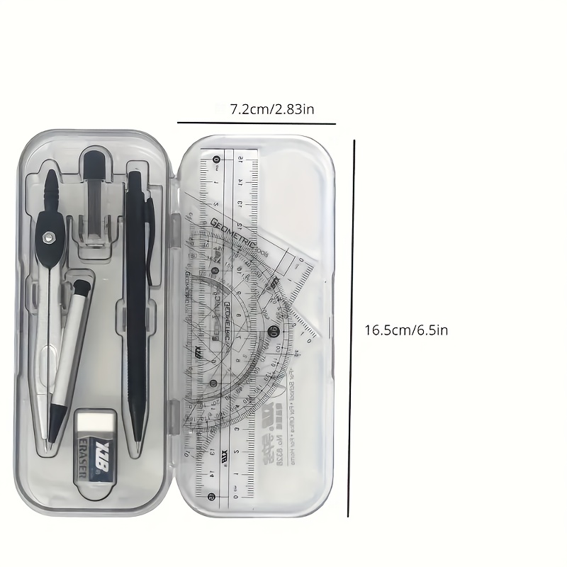 ชุดเรขาคณิตทางคณิตศาสตร์ 8-in- - Compass Geometry Set บทวิจารณ์และราคา