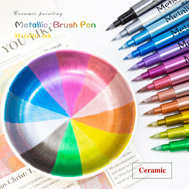 ปากกาสีเมทัลลิกอะคริลิค 24 สี  - Whiteboard Marker Set บทวิจารณ์และราคา