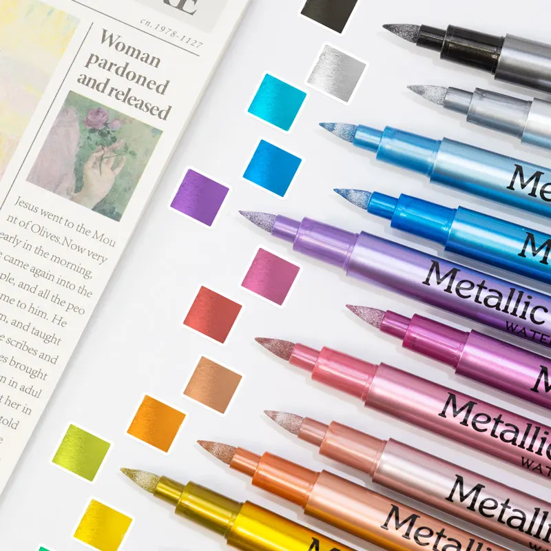 ปากกาสีเมทัลลิกอะคริลิค 24 สี  - Whiteboard Marker Set บทวิจารณ์และราคา