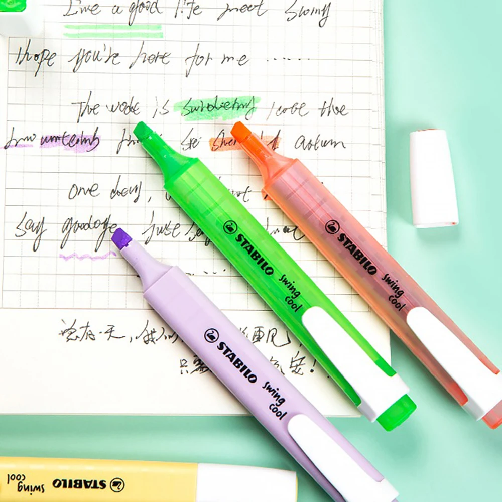 3pcs Stabilo Highlighter Marke - Stabilo Marker Boss บทวิจารณ์และราคา