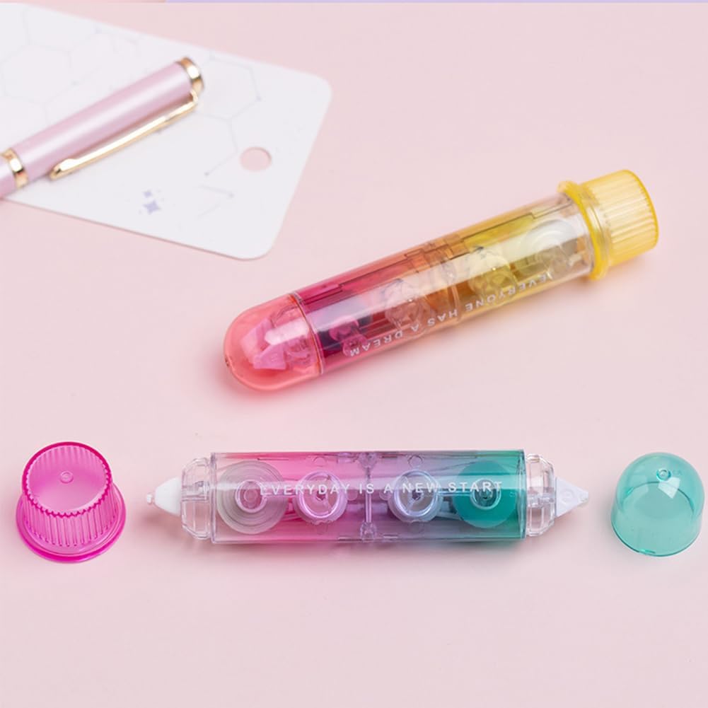 4 แพ็ค 2 In1 สีขาว OUT เทปแก้ไ - Correction Tape Roller บทวิจารณ์และราคา