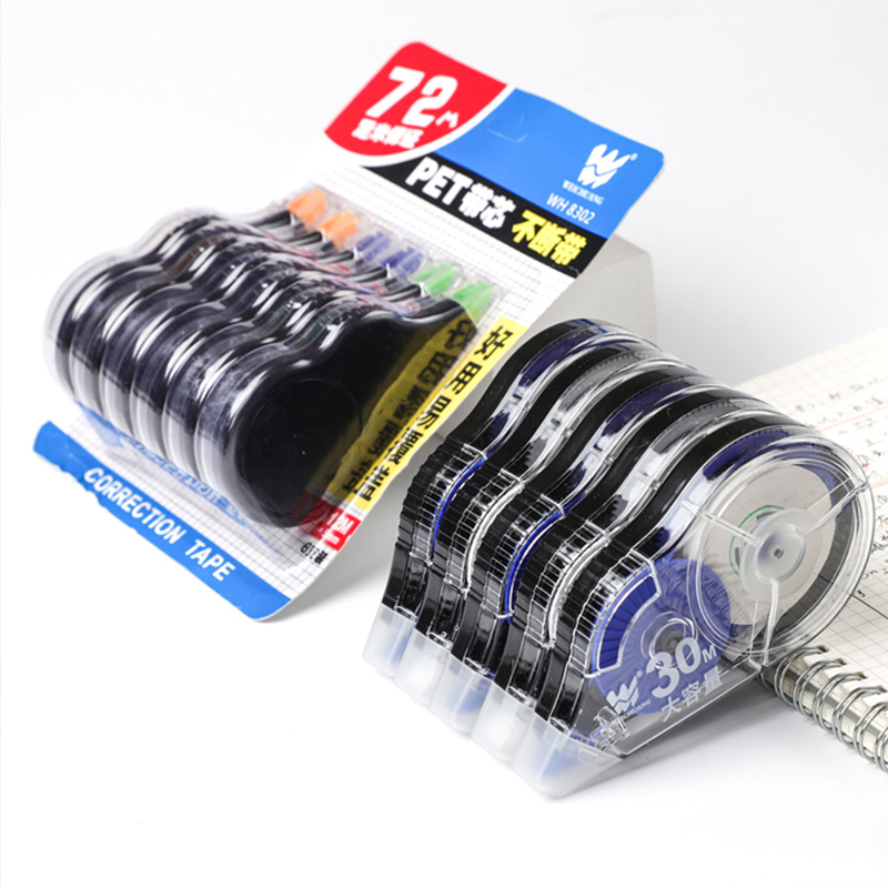 6 ชิ้น/เซ็ตโรงเรียนเทปแก้ไข Ro - Correction Tape Roller บทวิจารณ์และราคา