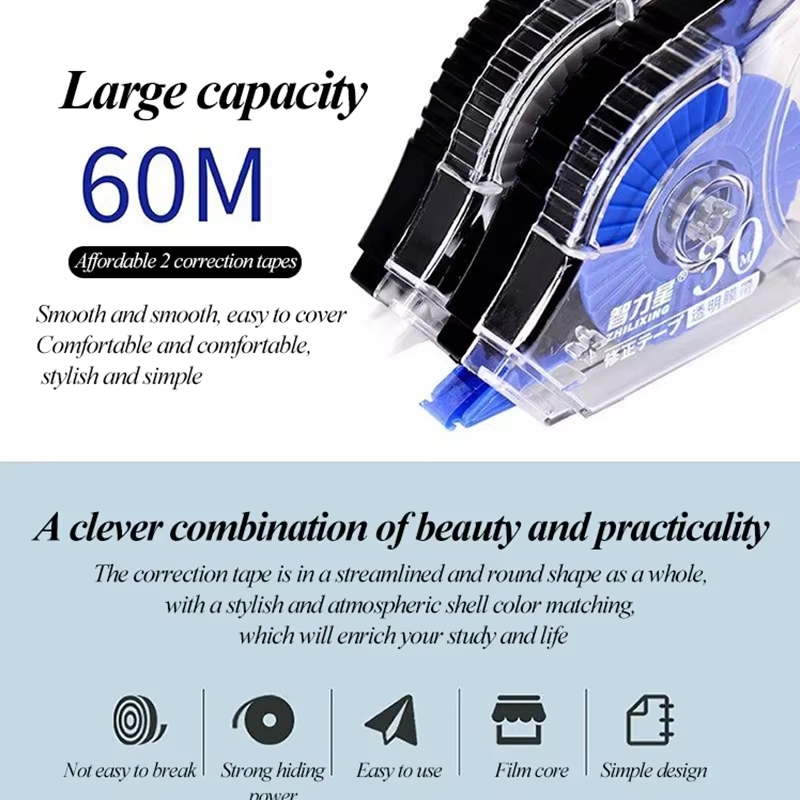 6 ชิ้น/เซ็ตโรงเรียนเทปแก้ไข Ro - Correction Tape Roller บทวิจารณ์และราคา