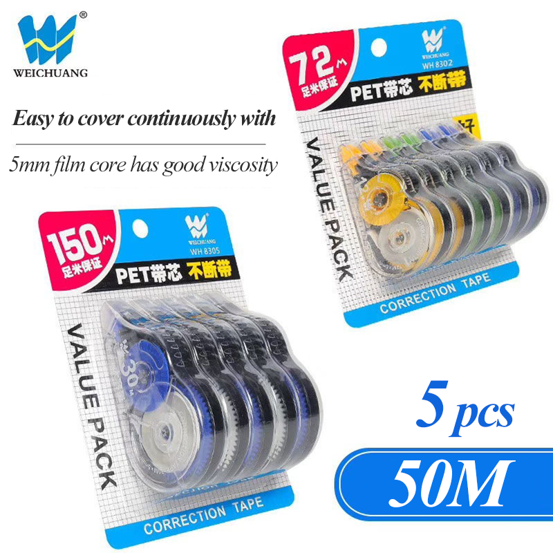 6 ชิ้น/เซ็ตโรงเรียนเทปแก้ไข Ro - Correction Tape Roller บทวิจารณ์และราคา