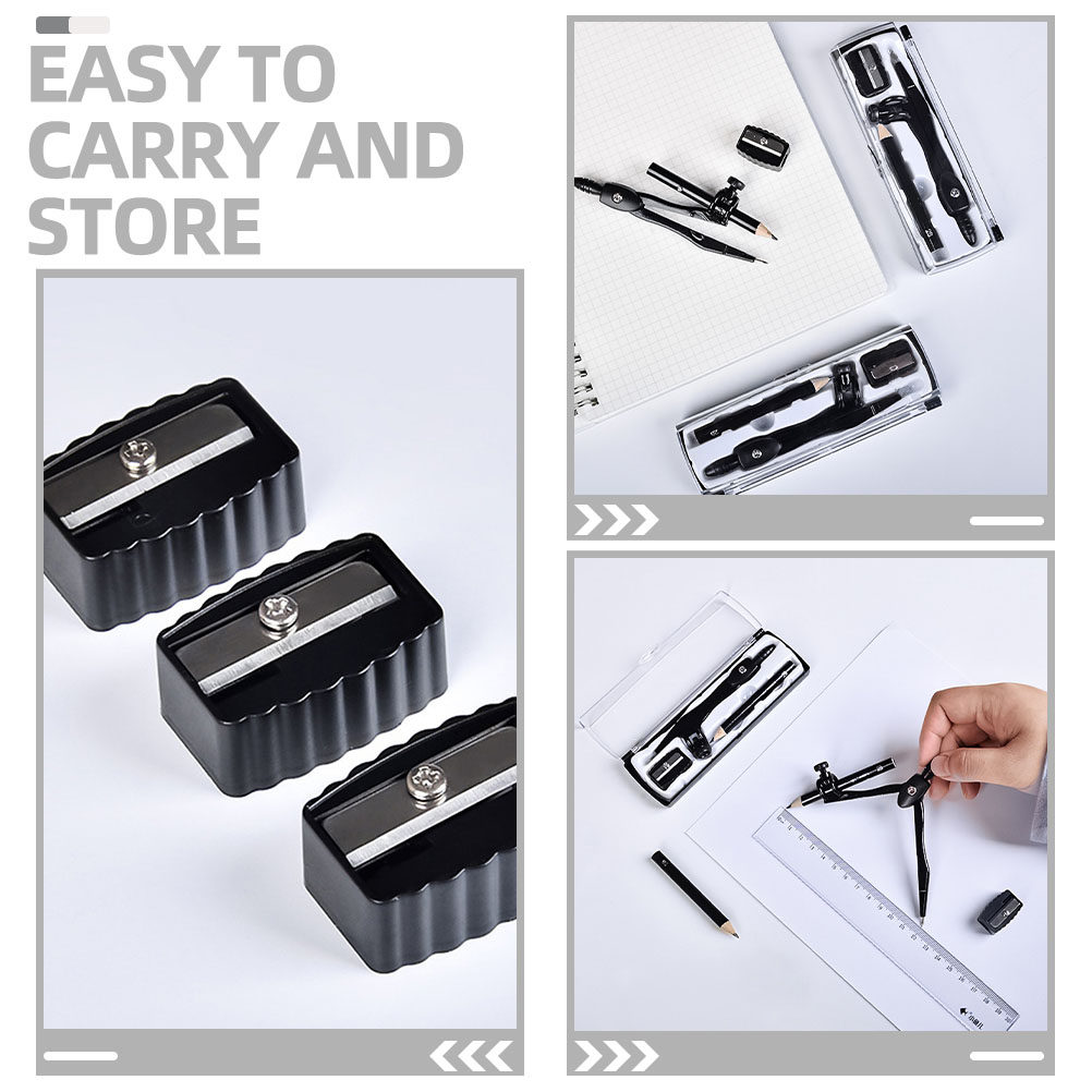 ชุดเครื่องมือเขียนแบบวงเวียนคว - Compass Geometry Set บทวิจารณ์และราคา