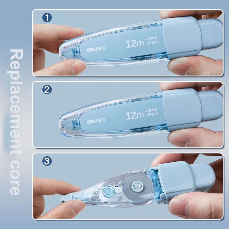 ชุดเทปลบคำผิดแบบกดขนาด5มม. * 1 - Correction Tape Roller บทวิจารณ์และราคา