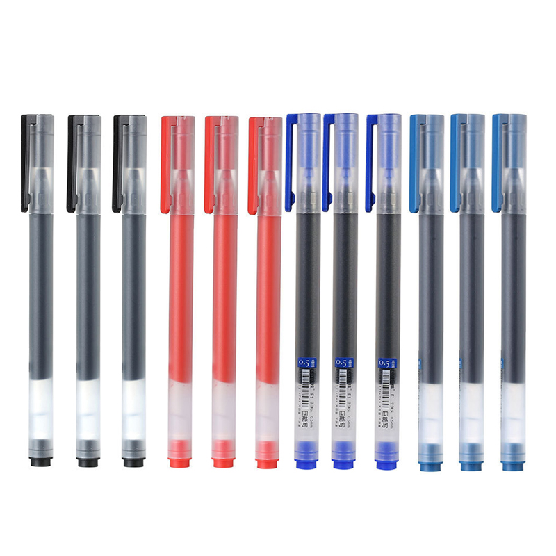 12/6 ชิ้น/ล็อตเจลปากกาหมึก 0.5 - Stationery Supply Business บทวิจารณ์และราคา