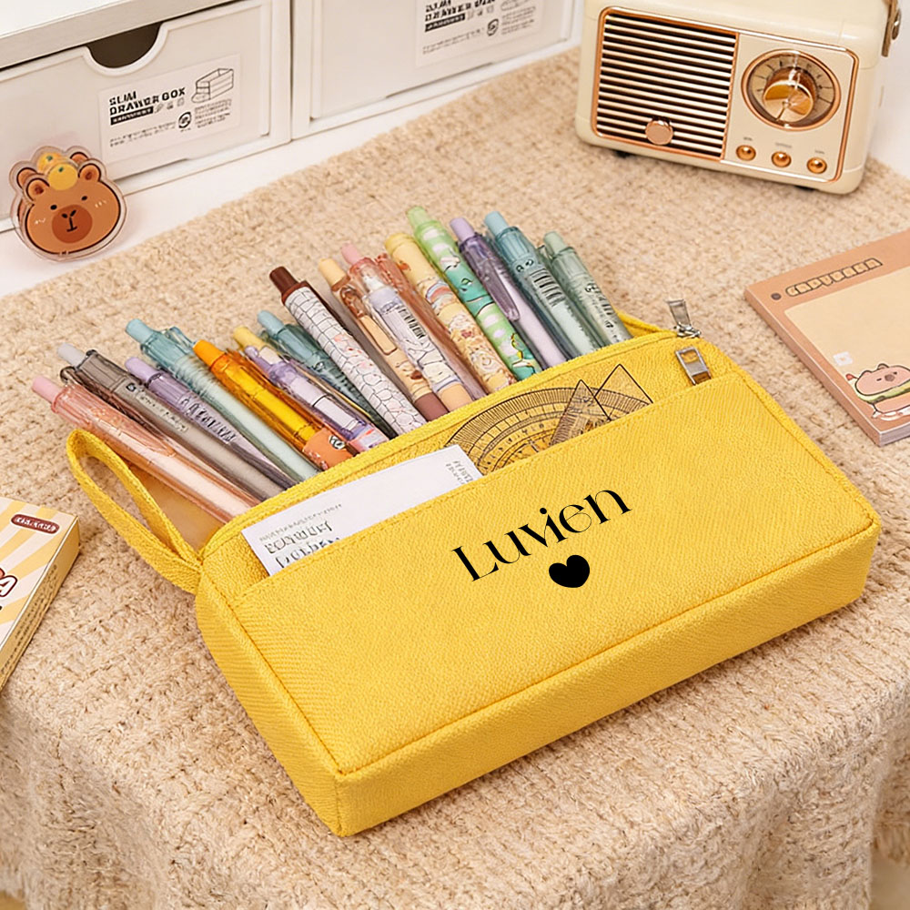 กระเป๋าใส่ดินสอแบบสองชั้นส่วนบ - Stationery Office บทวิจารณ์และราคา