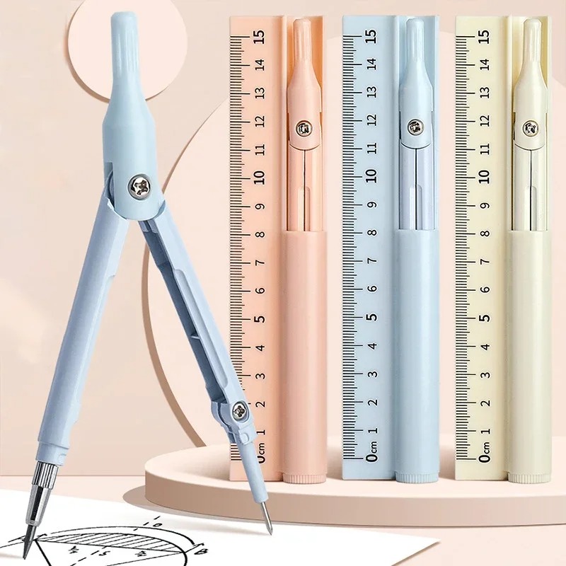 ชุดเครื่องมือเรขาคณิต 3 in 1 พ - Compass Geometry Set บทวิจารณ์และราคา