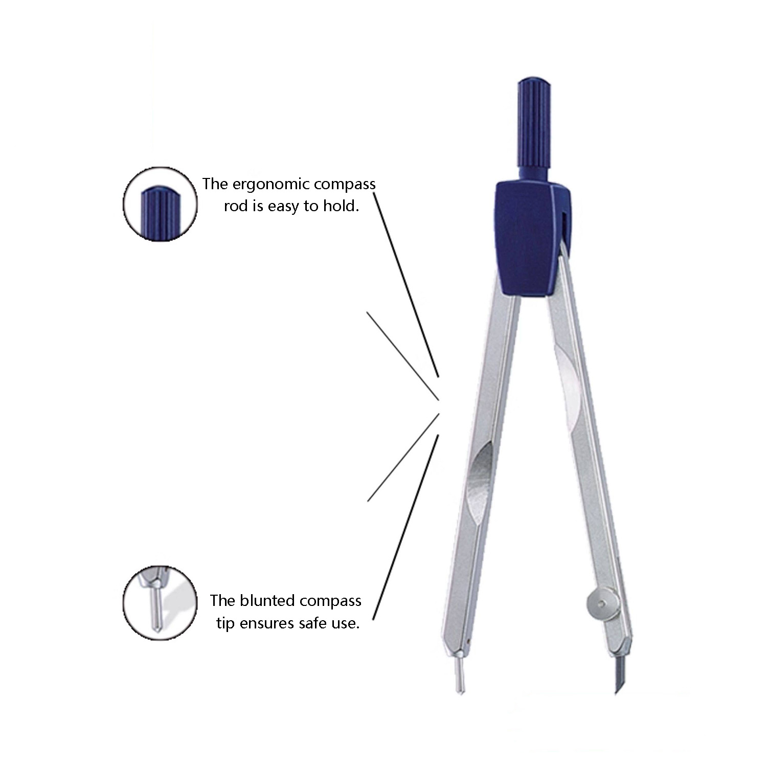 ชุดเครื่องเขียนคณิตศาสตร์ 10 ช - Compass Geometry Set บทวิจารณ์และราคา