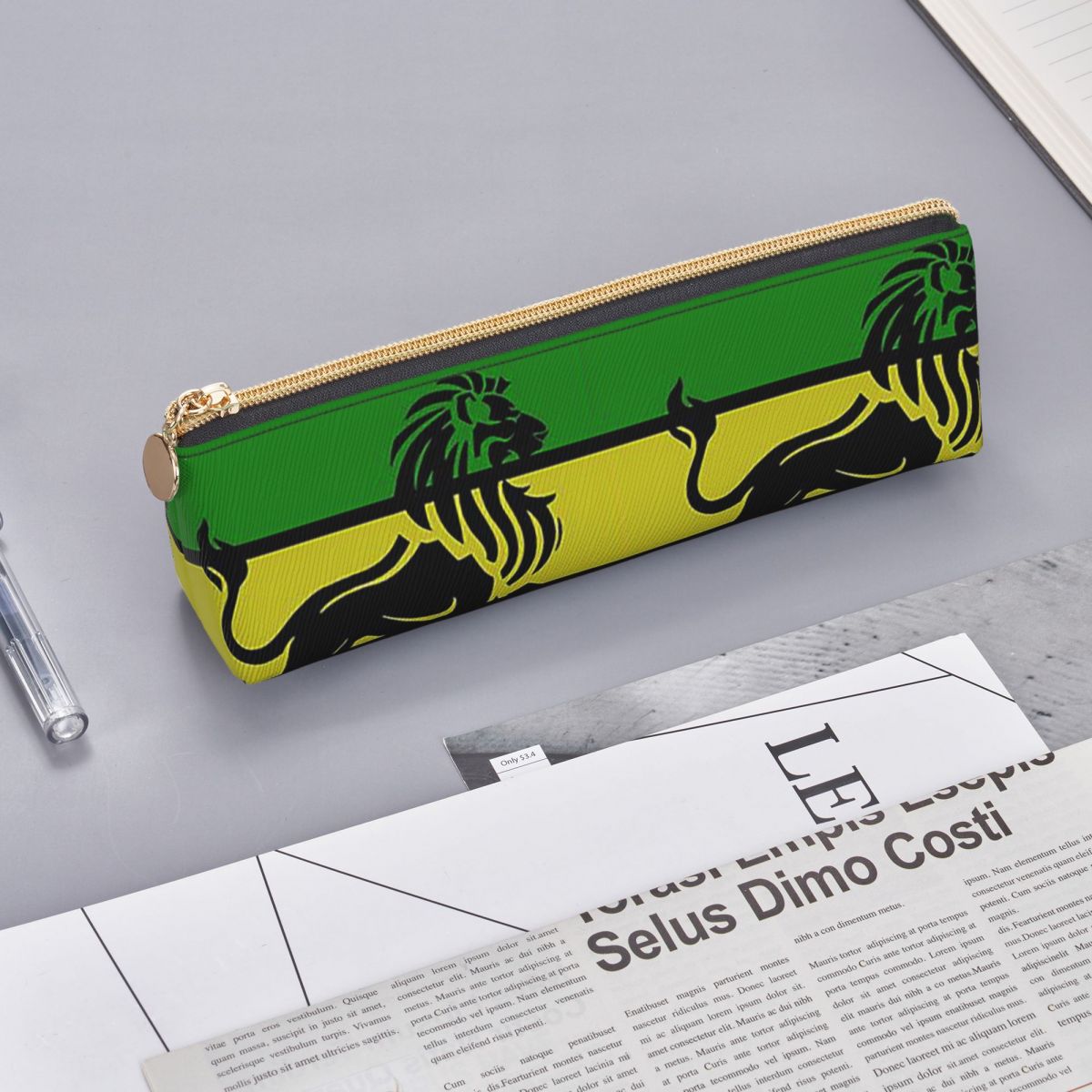 กล่องดินสอ ลายสิงโตราสต้าสีดำบ - Lion Stationery & Office Supply(Kunshan)Co.Ltd บทวิจารณ์และราคา