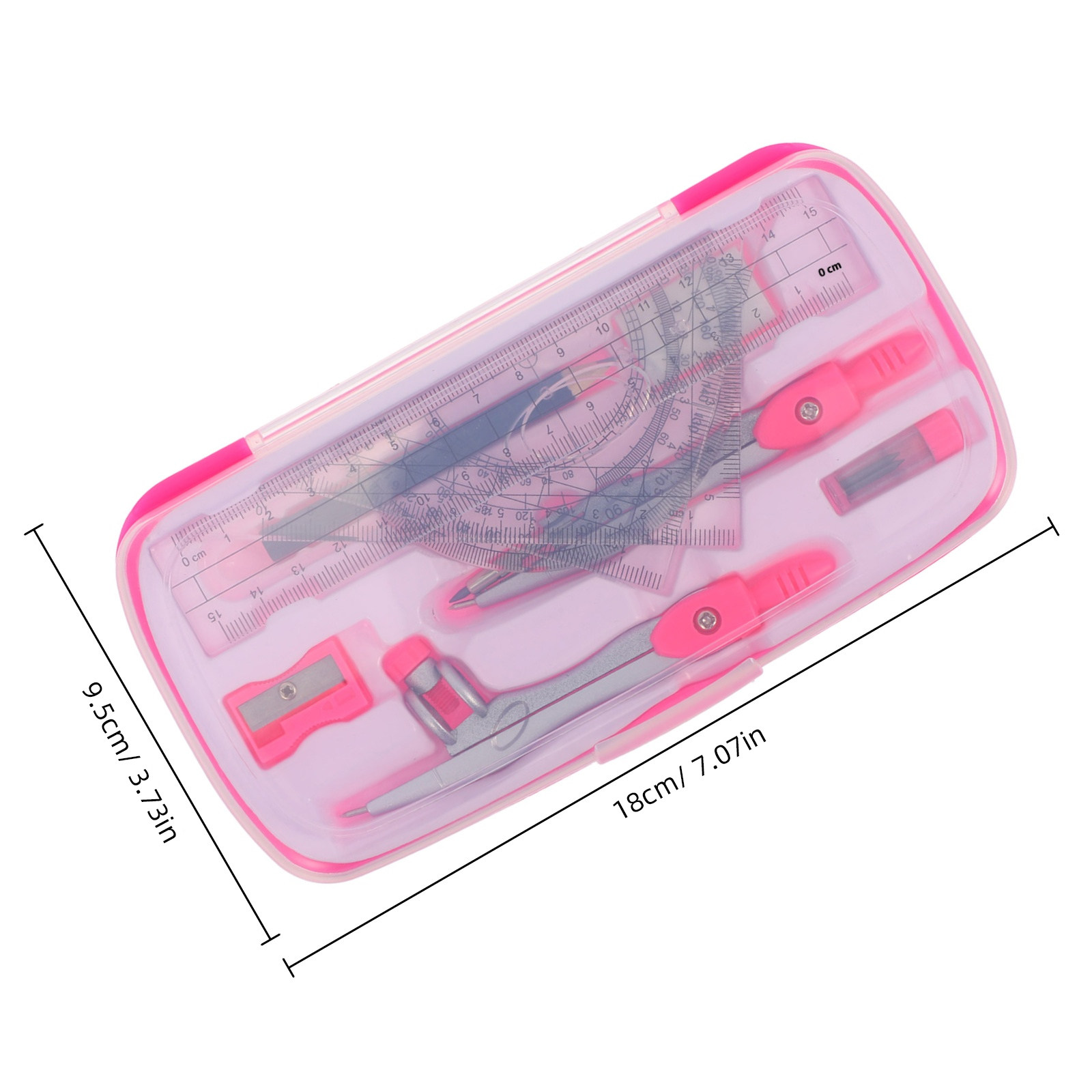 ชุดเข็มทิศพกพา น้ำหนักเบา 1 ชุ - Compass Geometry Set บทวิจารณ์และราคา